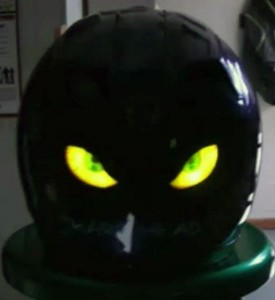 paint electroluminescent helmet