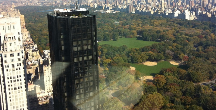 Central park view NY