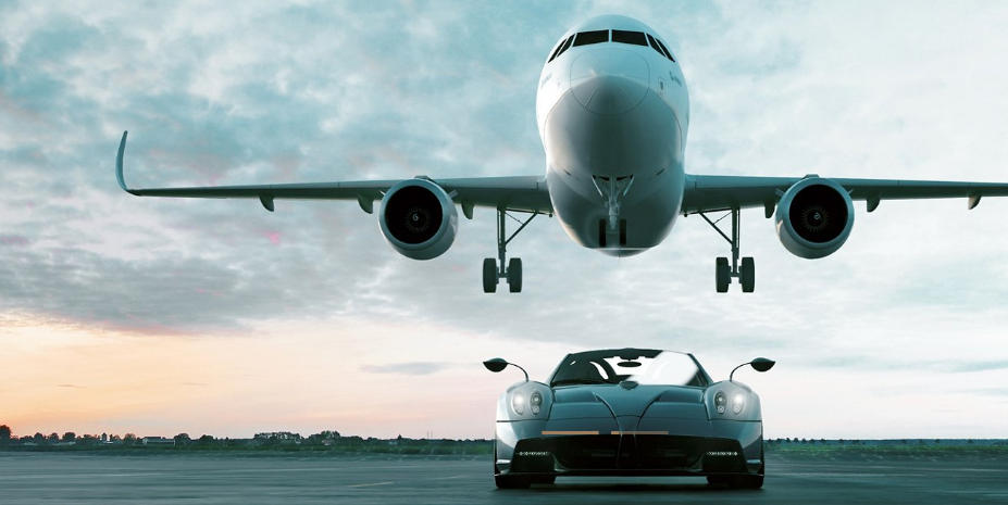 Airbus jet pagani supercar