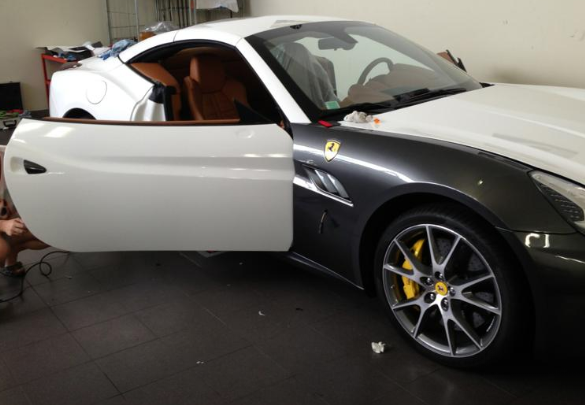 Cannes ferrari white