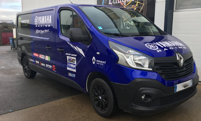 56 Yamaha racing wrap