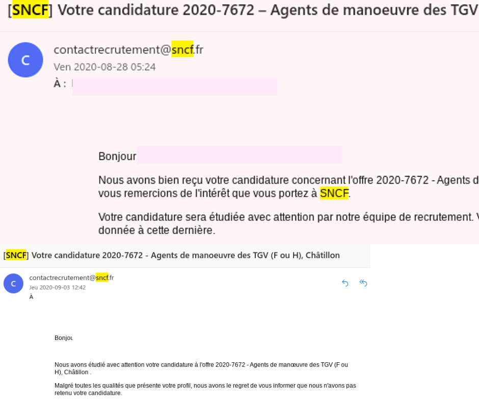 SNCF job