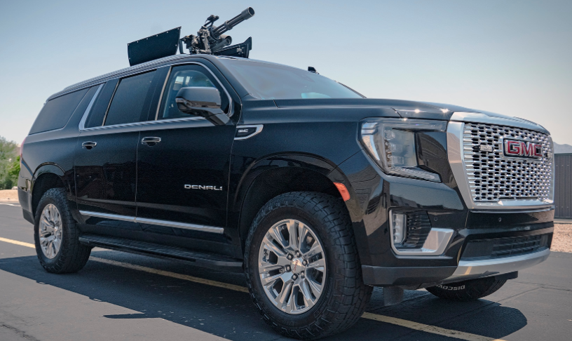 Denali armored machine gun toronto Installer GMC APC