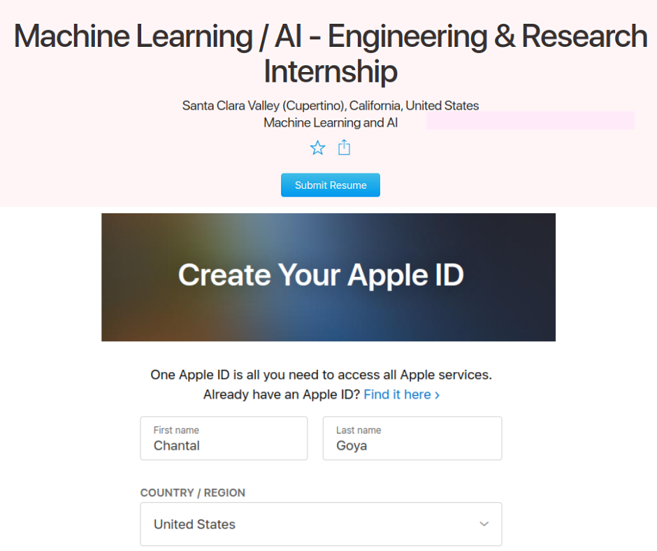 Apple job process
