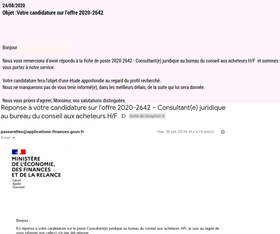 Recrutement juriste paris