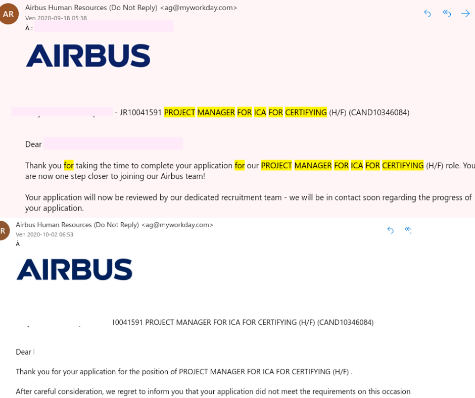 Airbus embauche