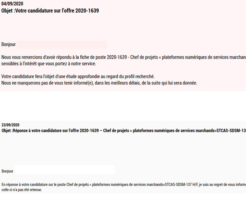 Recherche emploi