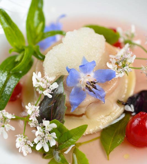 Flower french gastronomy