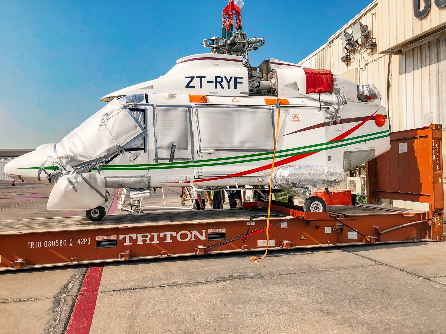 PACA helicopter parcel