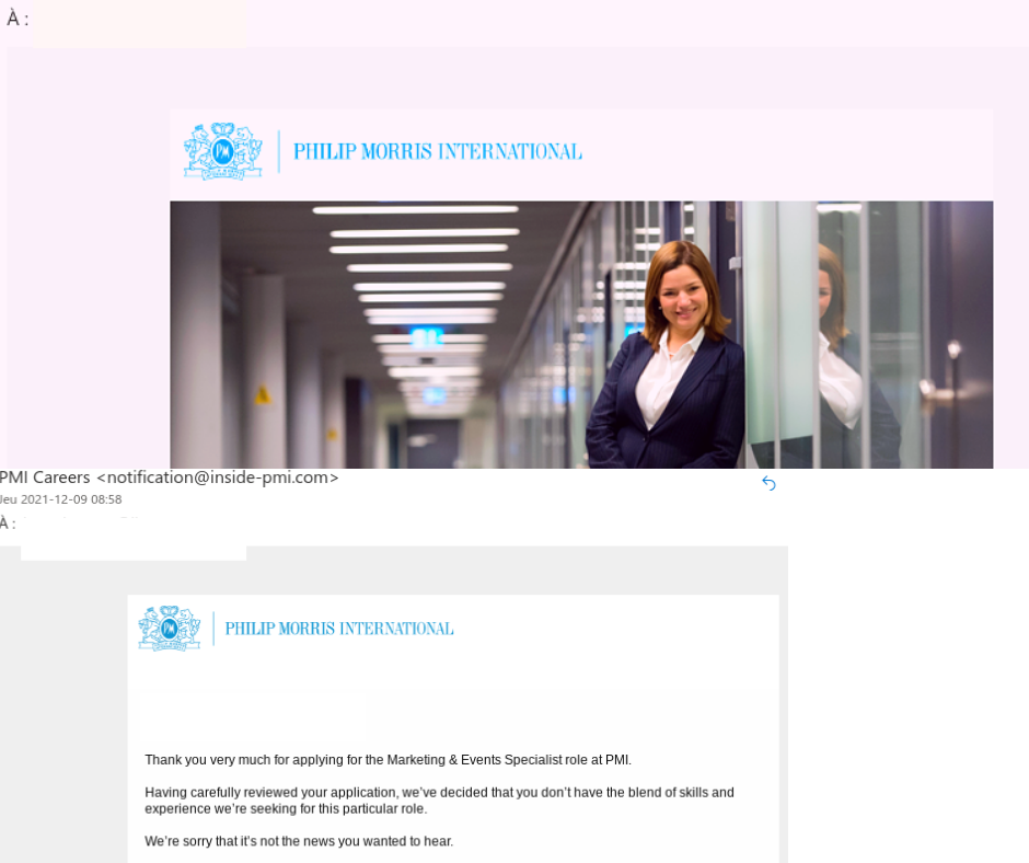 Philip Morris recruitment