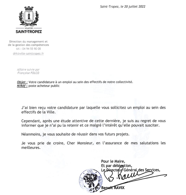 Recrutement agent public