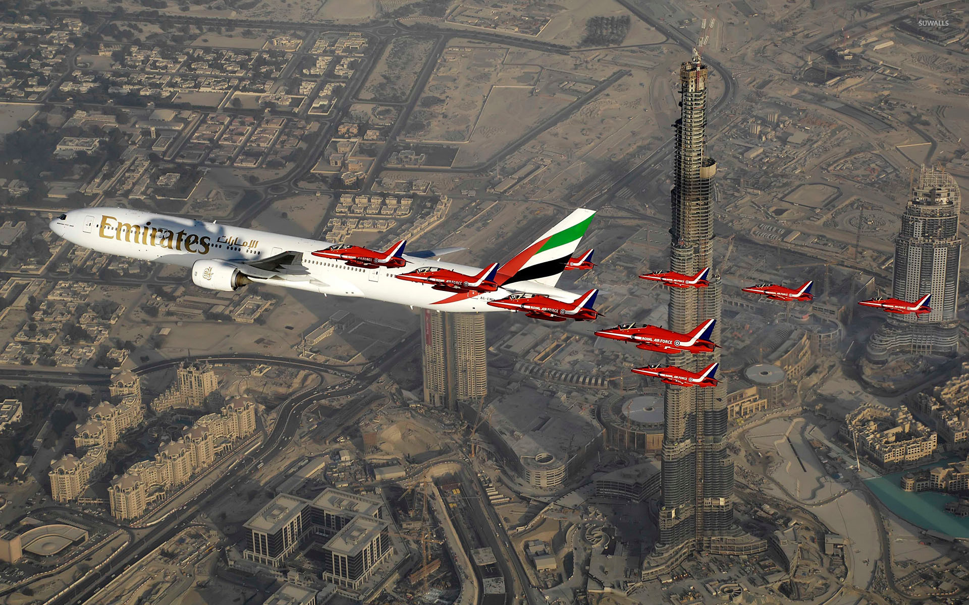 boeing-777 Boston Dubai Emirates knight Burj Khalifa UA